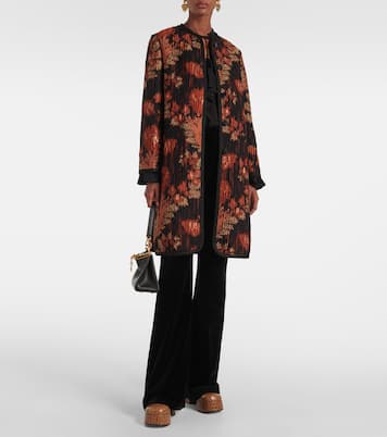 Abrigo en jacquard floral | Etro