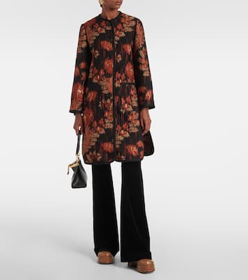 Abrigo en jacquard floral | Etro