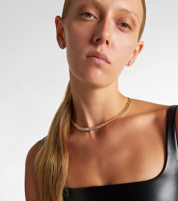 Choker Large in oro 18kt con diamanti | Anita Ko