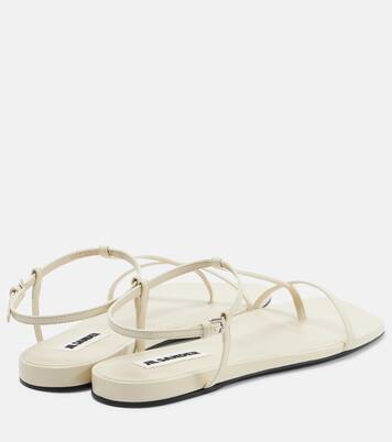 Leather thong sandals | Jil Sander