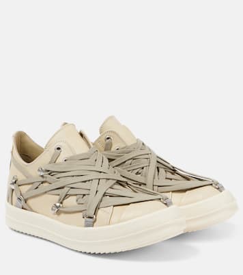 Sneakers Hollywood Megalace aus Veloursleder | Rick Owens