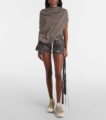 Sneakers Hollywood Megalace aus Veloursleder | Rick Owens