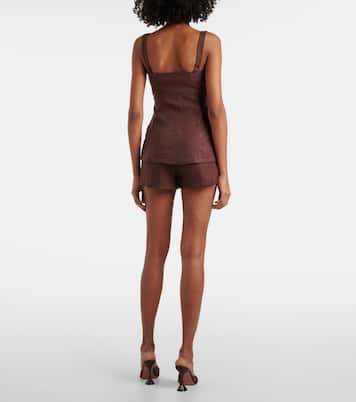 Corbiere linen vest | Faithfull