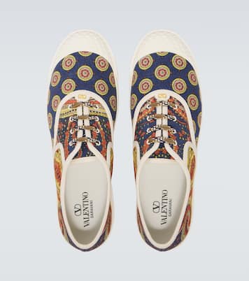 Bay By Bay VLogo denim sneakers | Valentino Garavani