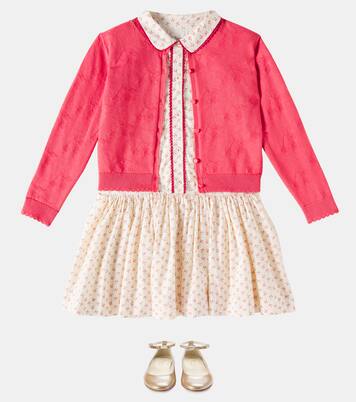 Bedrucktes Kleid Erinna aus Baumwolle | Bonpoint