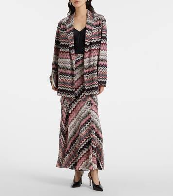 Knitted lamé maxi skirt | Missoni