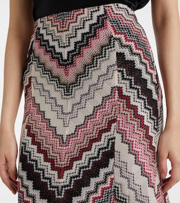 Knitted lamé maxi skirt | Missoni