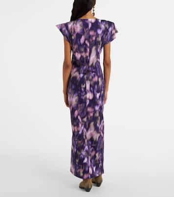 Robe longue Nadela imprimée en coton | Marant Etoile