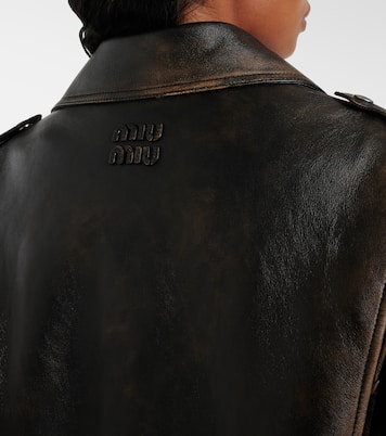 Giacca in pelle | Miu Miu