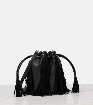Sac seau Nellcôte Small en cuir | Valentino Garavani