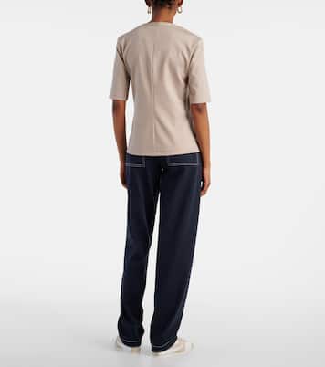 Besticktes T-Shirt Peter aus Wolle | Max Mara