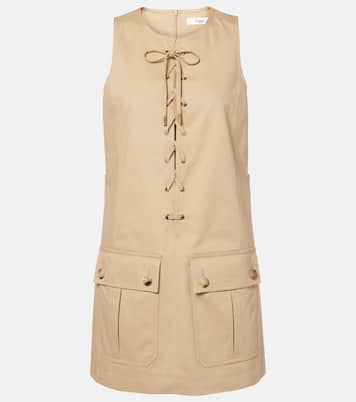 Cotton satin minidress | Chloé