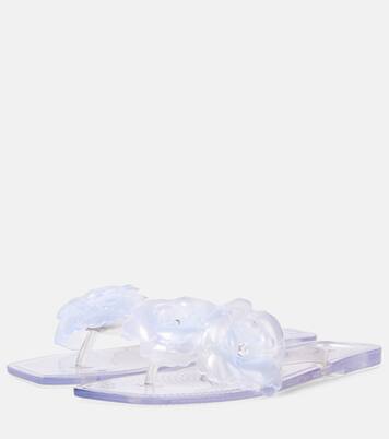 Silicone Flower sandals | Coperni