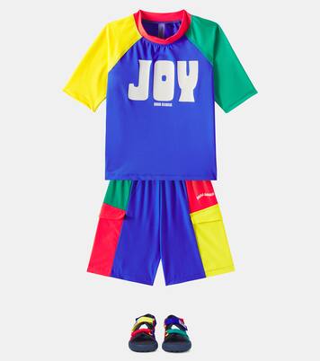 Colorblock logo rashguard top | Bobo Choses