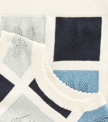 Elda cotton and cashmere sweater vest | Bonpoint