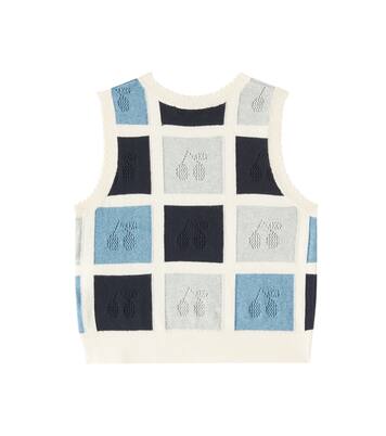 Elda cotton and cashmere sweater vest | Bonpoint