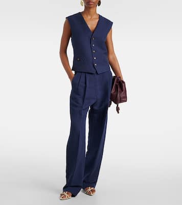 Gilet Feral in lino e seta | Blazé Milano