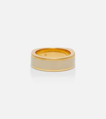 Bague Signature en plaqué or 18 ct | Toteme