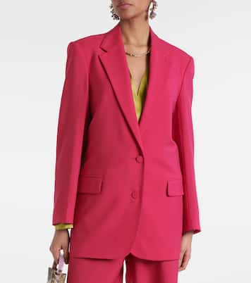 Oversize-Blazer aus Wolle und Mohair | Dries Van Noten