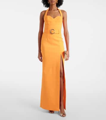 Robe longue en crêpe | Rebecca Vallance