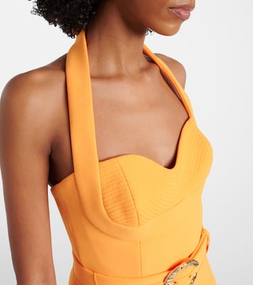 Robe longue en crêpe | Rebecca Vallance