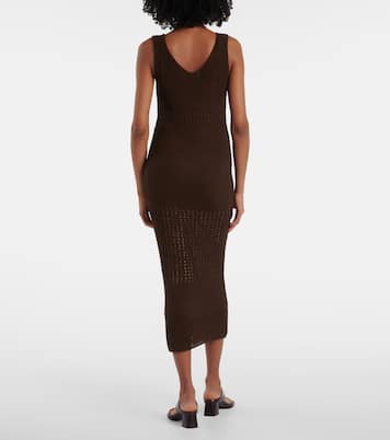 Abito lungo Valois in maglia di misto cotone | Max Mara