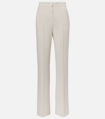 Gerade High-Rise-Hose Dinda aus Jersey | Max Mara