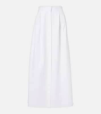 Cotton-blend gabardine maxi skirt | Max Mara