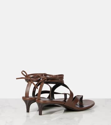 Aimee 35 leather thong sandals | Khaite
