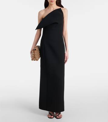 Catto crêpe maxi dress | Khaite