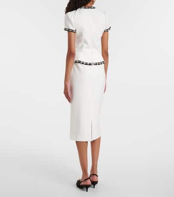 Robe midi Bisou à cristaux | Jenny Packham