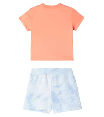 Baby Polo Bear cotton T-shirt and shorts | Polo Ralph Lauren Kids