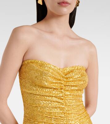 Robe longue à sequins | Norma Kamali