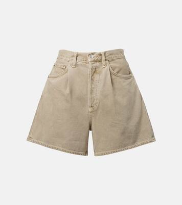Rhoda high-rise denim shorts | Agolde
