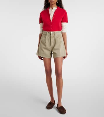 Rhoda high-rise denim shorts | Agolde