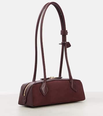Le Teckel Small suede shoulder bag | Alaïa