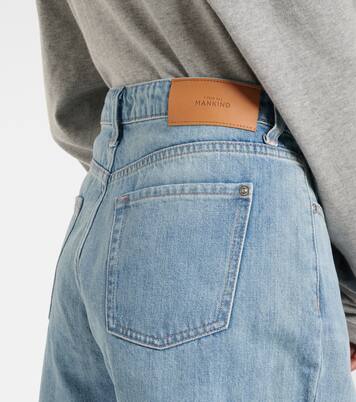 Monroe distressed denim shorts | 7 For All Mankind