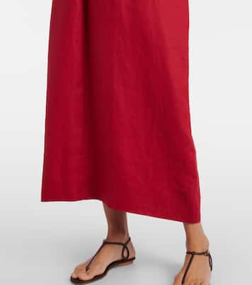 Robe longue Soleil en lin  | Faithfull