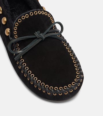 Mocassins Fitza en daim à ornements | Isabel Marant