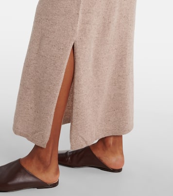 Vestido largo Kasos de cachemir drapeado | Altuzarra