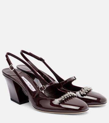 Belinda 70 patent leather slingback pumps | Jimmy Choo