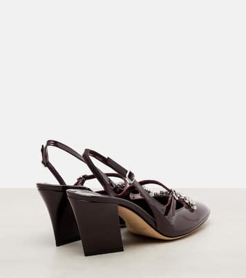 Belinda 70 patent leather slingback pumps | Jimmy Choo