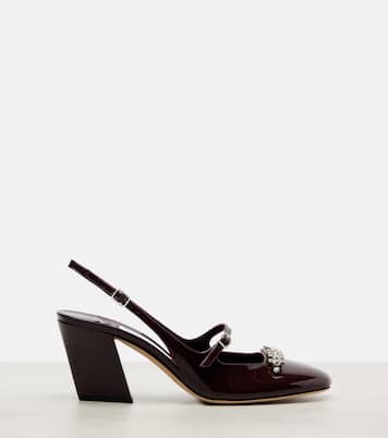 Belinda 70 patent leather slingback pumps | Jimmy Choo