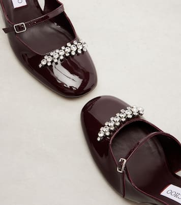 Belinda 70 patent leather slingback pumps | Jimmy Choo