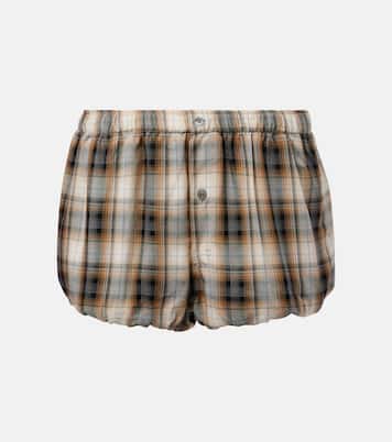 Plaid shorts | Acne Studios