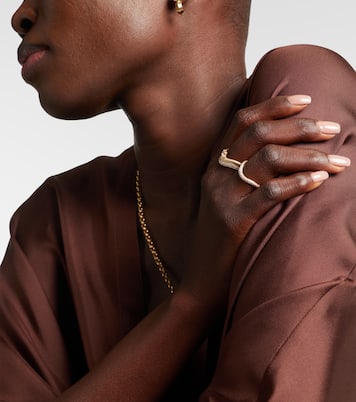 Ring Anjelica aus 14kt Gelbgold (585/1000) mit Diamanten | Stone and Strand