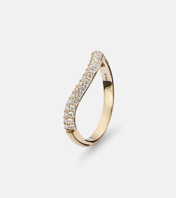 Ring Anjelica aus 14kt Gelbgold (585/1000) mit Diamanten | Stone and Strand