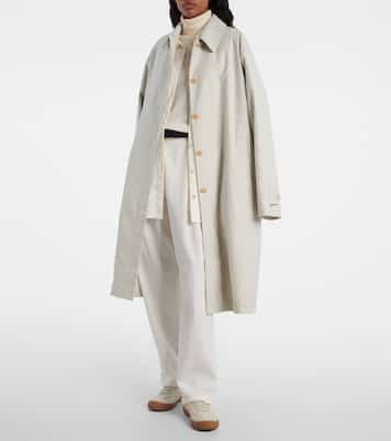 Neriah cotton and cashmere straight pants | The Row