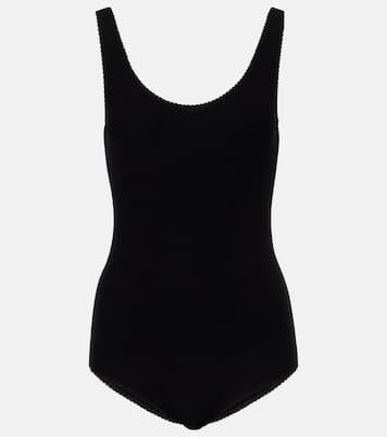Scalloped open-back bodysuit | Magda Butrym