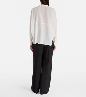Monili silk blouse | Brunello Cucinelli